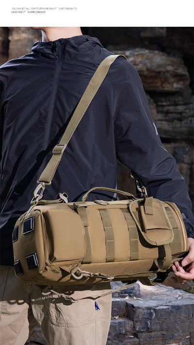 Mochila de Pesca Táctica con Múltiples Compartimentos y Sistema MOLLE - Image 26