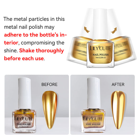 Esmalte de Uñas Espejo Metalizado Secado Rápido sin Horno - Image 37