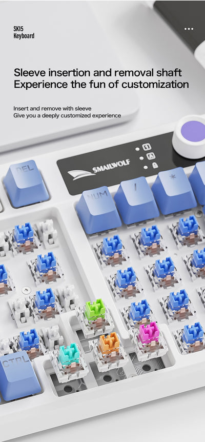 Teclado Mecánico Gaming con Perilla de Control para Notebook - Image 20