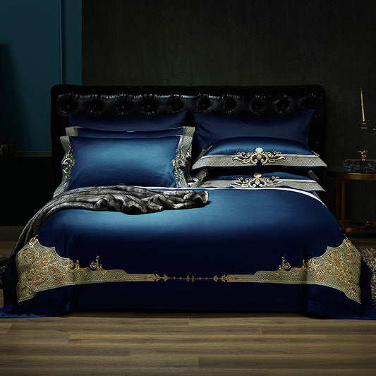 Juego de Cama Lujo Borgoña para Bodas - 4 Piezas - Image 2