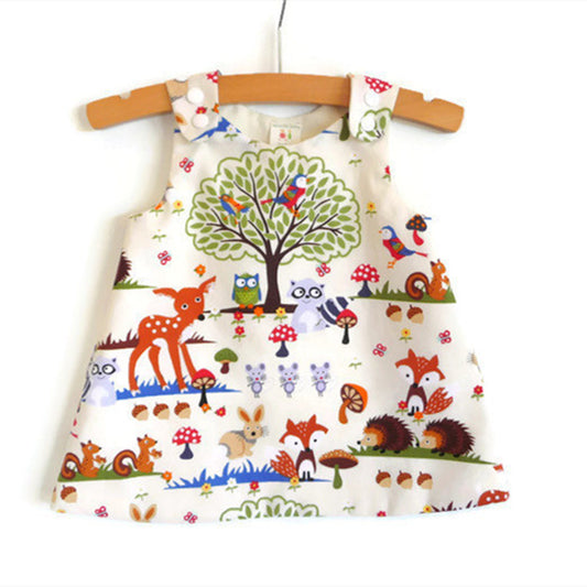 Conjunto de Verano para Niña con Estampado Divertido