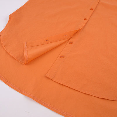 Conjunto de Pantalón y Blusa Suelta en Algodón y Lino para Mujer - Image 9