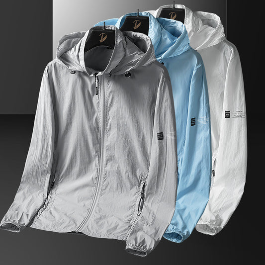 Ropa de Protección Solar Ice Silk para Hombre - Transpirable y Fresca