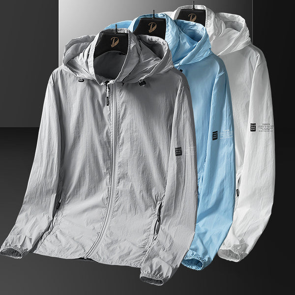 Ropa de Protección Solar Ice Silk para Hombre - Transpirable y Fresca