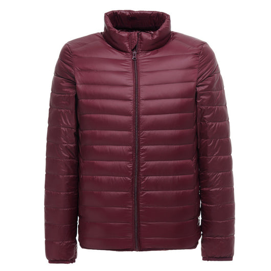 Chaqueta Acolchada de Plumón Ligera para Hombre Talla Grande - Image 3