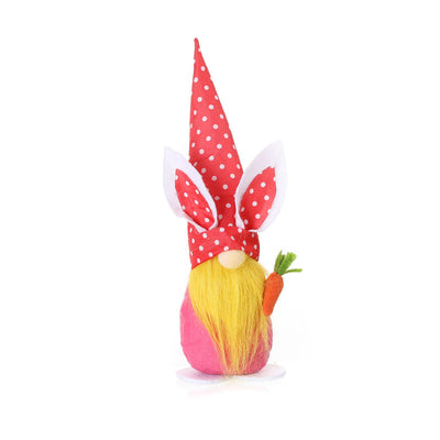 Muñeca Decorativa Conejo y Zanahoria para Pascua - Adorno de Ventana y Hogar - Image 13