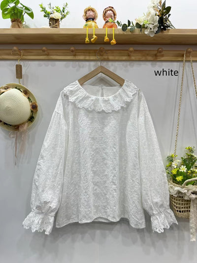 Blusa Suelta Bordada Estilo Artístico - Versátil y Cómoda - Image 5