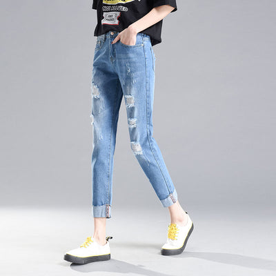 Jeans Rotos Sueltos para Mujer - Estilo Primavera Verano - Image 5