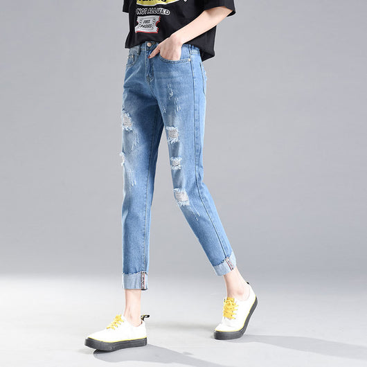 Jeans Rotos Sueltos para Mujer - Estilo Primavera Verano - Image 5