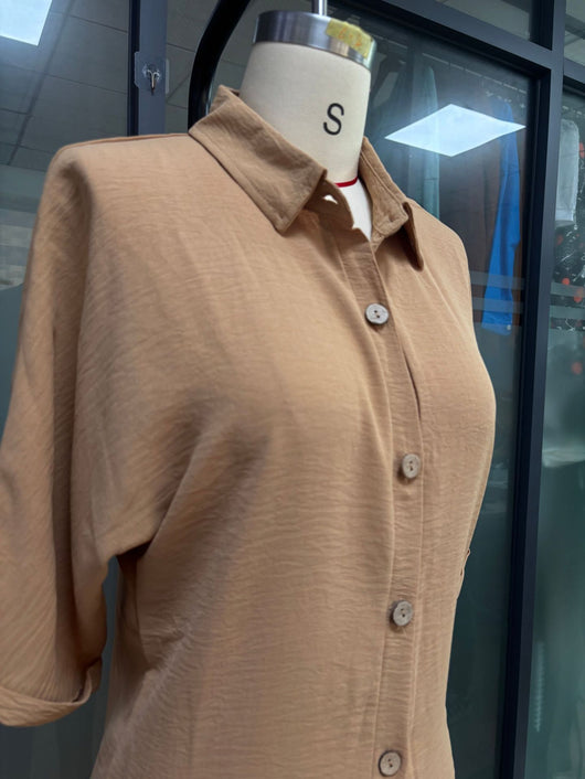 Blusa Casual de Cuello Vuelto para Mujer - Image 22