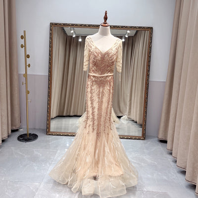 Vestido de Noche Sirena para Boda - Elegancia Sofisticada - Image 7