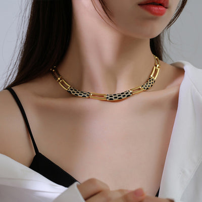 Juego de Aretes y Collar de Diamantes Estilo Coreano - Image 17