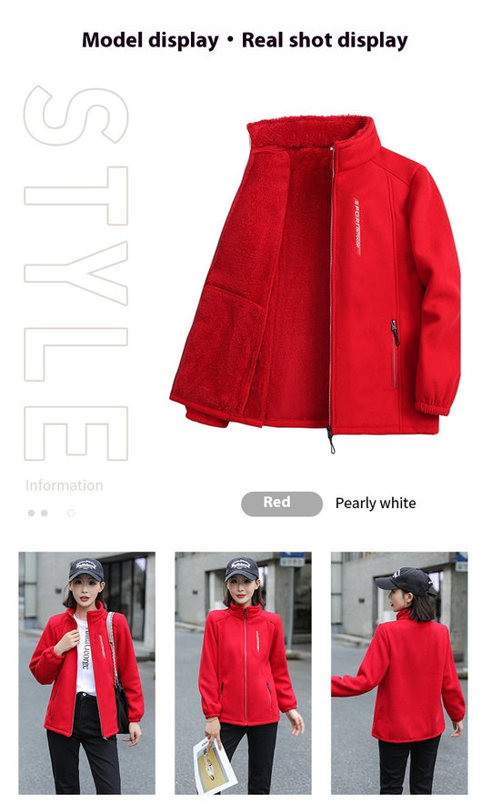 Chaqueta Polar para Mujer - Abrigo Deportivo y Casual Versátil - Image 27