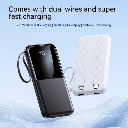 Batería Portátil 20000mAh Ultra Delgada con Cable Integrado - Image 3