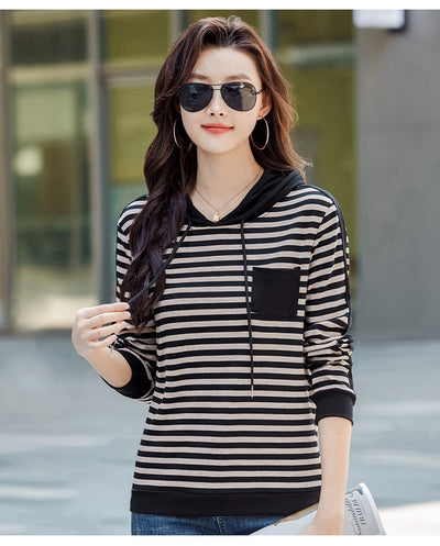Blusa Larga Coreana Holgada para Tallas Grandes - Manga Larga Versátil - Image 26