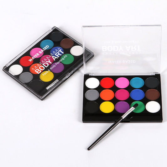 Paleta de 15 Colores para Pintura Corporal y Facial - Image 2