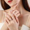 Anillo LOVE en Plata S925 con Diamantes Microengastados para Mujer