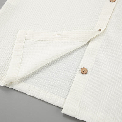 Conjunto Playero con Diseño Waffle - Camisa y Shorts - Image 15