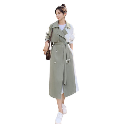 Abrigo Trench Coat Midi con Detalles Contrastantes - Image 12