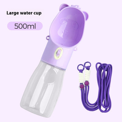 Botella de Agua Portátil 2 en 1 para Perros y Gatos con Comedero Integrado - Image 13