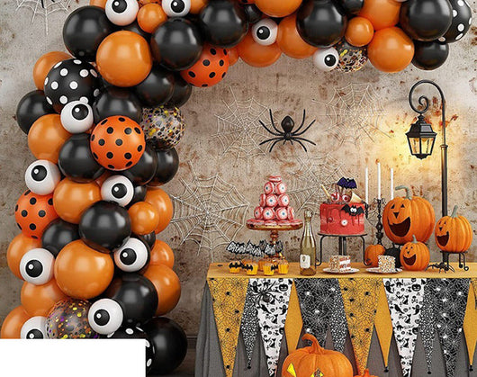 Juego de Globos de Látex y Aluminio para Halloween - Image 13