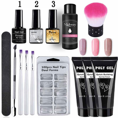 Set Completo de Manicura Profesional con Pegamento Extendido y Herramientas - Image 21