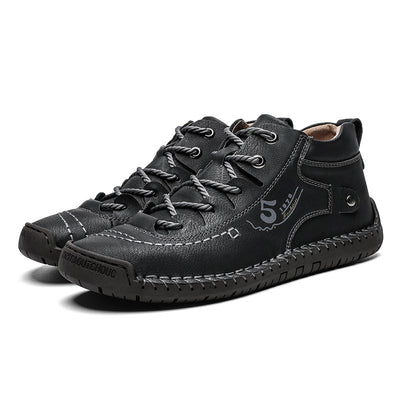 Botas Martin Bajas Cosidas a Mano - Estilo Outdoor Casual para Hombre - Image 4