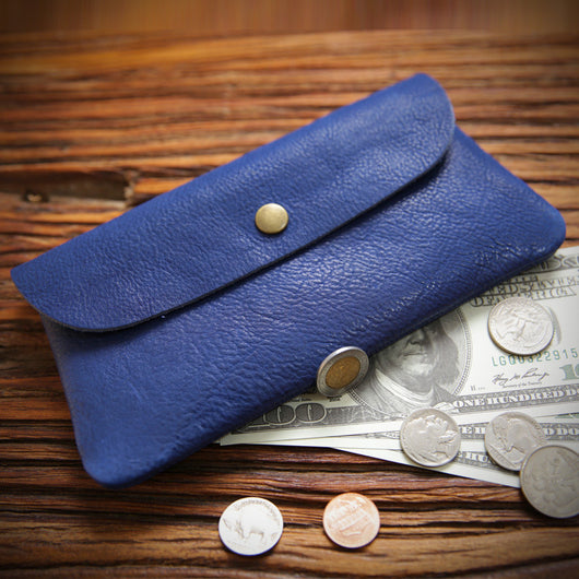 Billetera Retro de Cuero Genuino para Hombre - Ultradelgada y Artesanal - Image 13