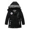 Chaqueta Acolchada con Capucha y Estampado para Niños