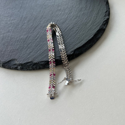 Pulsera de Plata Esterlina S925 Mujer Colores Dopamina con Circón - Image 13