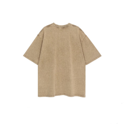 Playera Hombre Verano Oversized Desgastada Estilo Urbano Parejas - Image 11