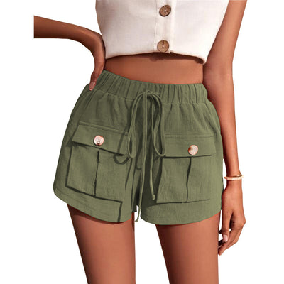 Pantalones Rectos Sueltos con Bolsillos y Cintura Ajustable - Image 3