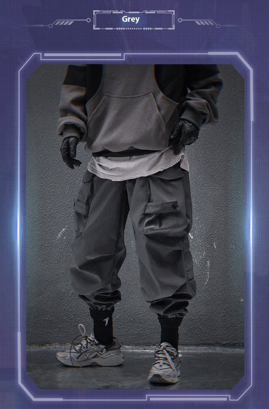Pantalones Cargo Holgados de Trabajo con Bolsillos Grandes - Image 11