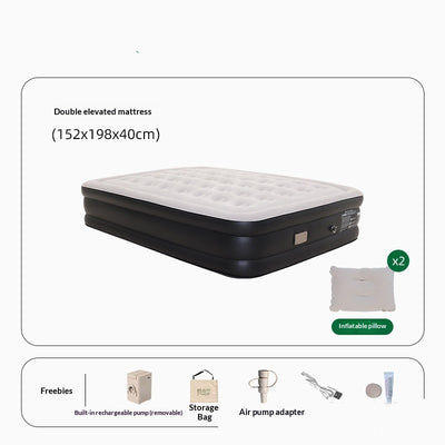 Cama Inflable 2 en 1 Reforzada para Exteriores con Bomba Integrada - Image 7