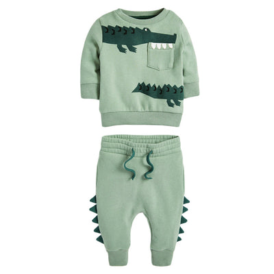 Conjunto de Polar Infantil Estampado - Manga Larga Otoño Invierno - Image 10