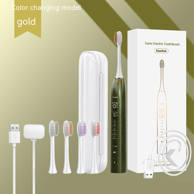 Cepillo de Dientes Eléctrico Ultrasónico Inalámbrico Portátil con Vibración - Image 5