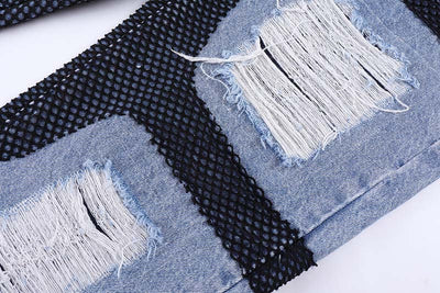 Jeans Holgados Casuales para Hombre con Detalles Deshilachados - Image 10