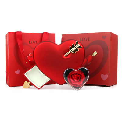Caja de Joyería Doble Corazón en Plástico - Image 7