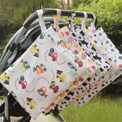 Bolsa Impermeable para Pañales con Cierre de Una Capa