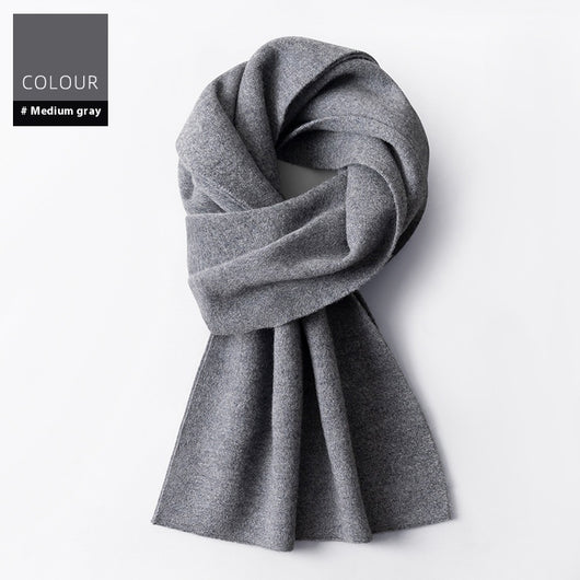 Bufanda Cuadros para Hombre Reversible - Abrigo Invierno Doble Cara - Image 3
