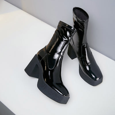 Botas Martin con Punta Cuadrada y Plataforma - Image 13