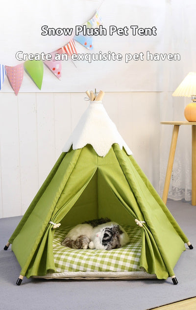 Cama Tienda para Gatos - Nido Desmontable y Lavable Tamaño Pequeño y Mediano - Image 7