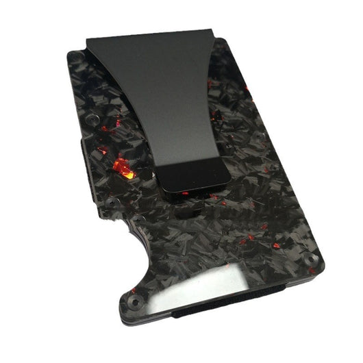 Cartera de Fibra de Carbono con Protección RFID y Sujetador de Tarjetas Metálico - Image 3