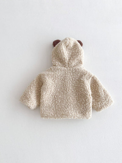 Abrigo Infantil con Orejas de Osito Acolchado y Cálido - Image 23