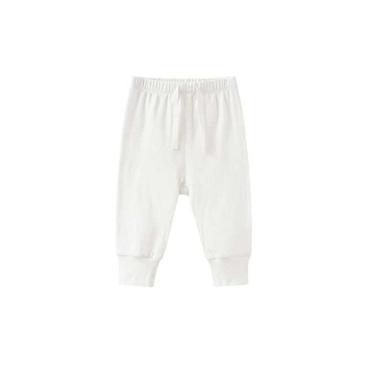 Pantalones Casuales de Banda Elástica para Bebé 0-12 Meses - Colores Sólidos - Image 12