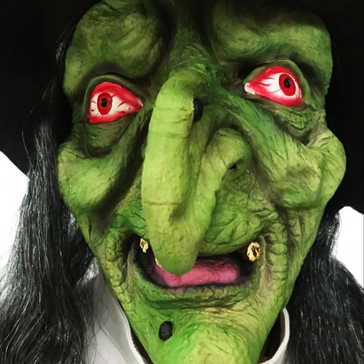 Máscara de Grimace Halloween con Cabello Largo - Image 4