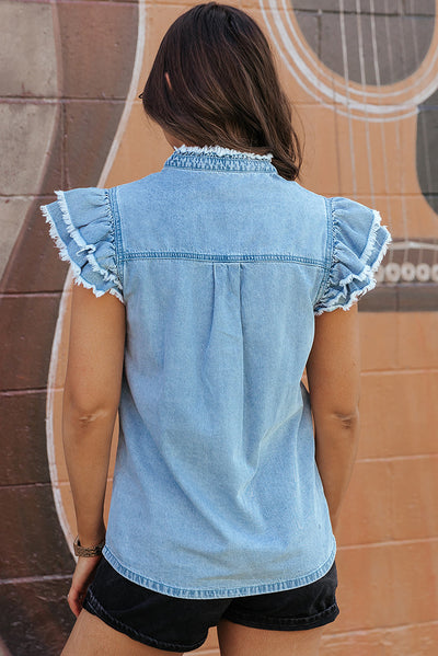 Camisa Casual de Manga Corta con Múltiples Hebillas - Image 15