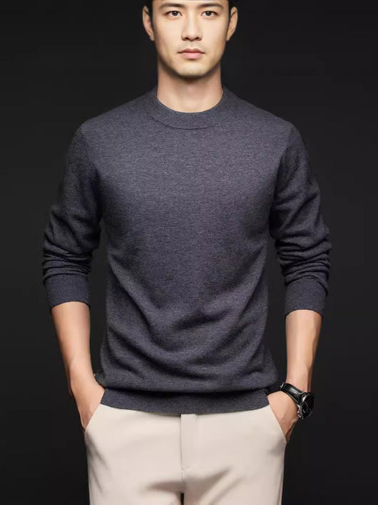 Polera Térmica Básica Cuello Redondo para Hombre - Colores Sólidos - Image 5