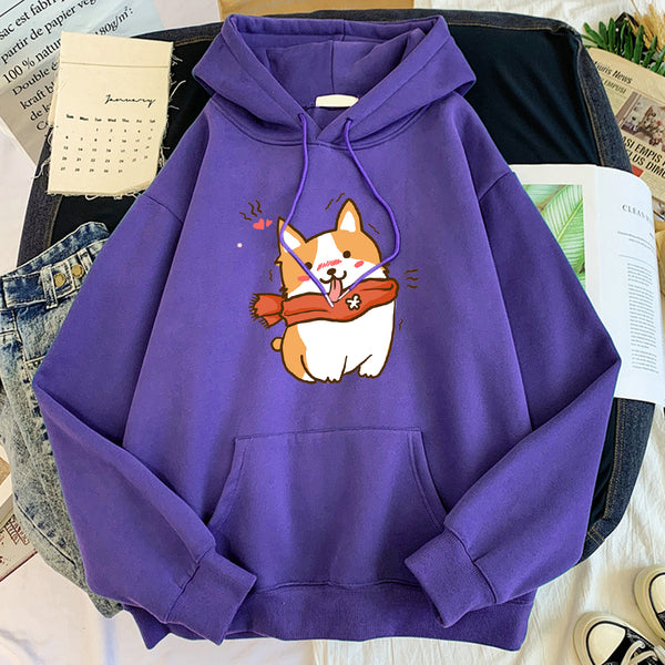 Sudadera Mujer Estampado Tendencia Coreana Manga Larga Casual