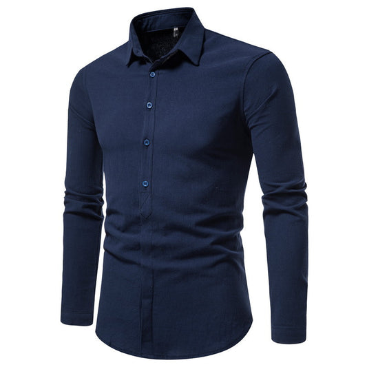 Camisa de Algodón con Doble Solapa para Hombre - Image 2
